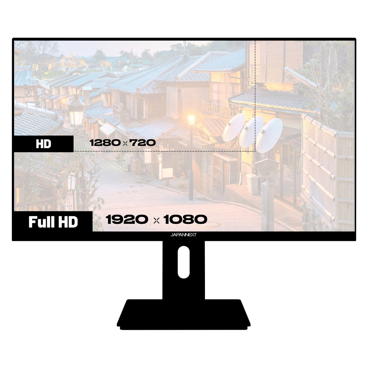 JapanNext FULL HD Monitor 60.5cm (23.8') — Buy in Cyprus with Fast Delivery