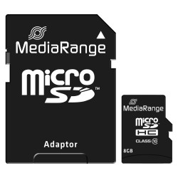 CARD Mediarange 8GB microSDHC - 8 GB - MicroSDHC - Klasse 10 - Schwarz — Buy in Cyprus with Fast Delivery