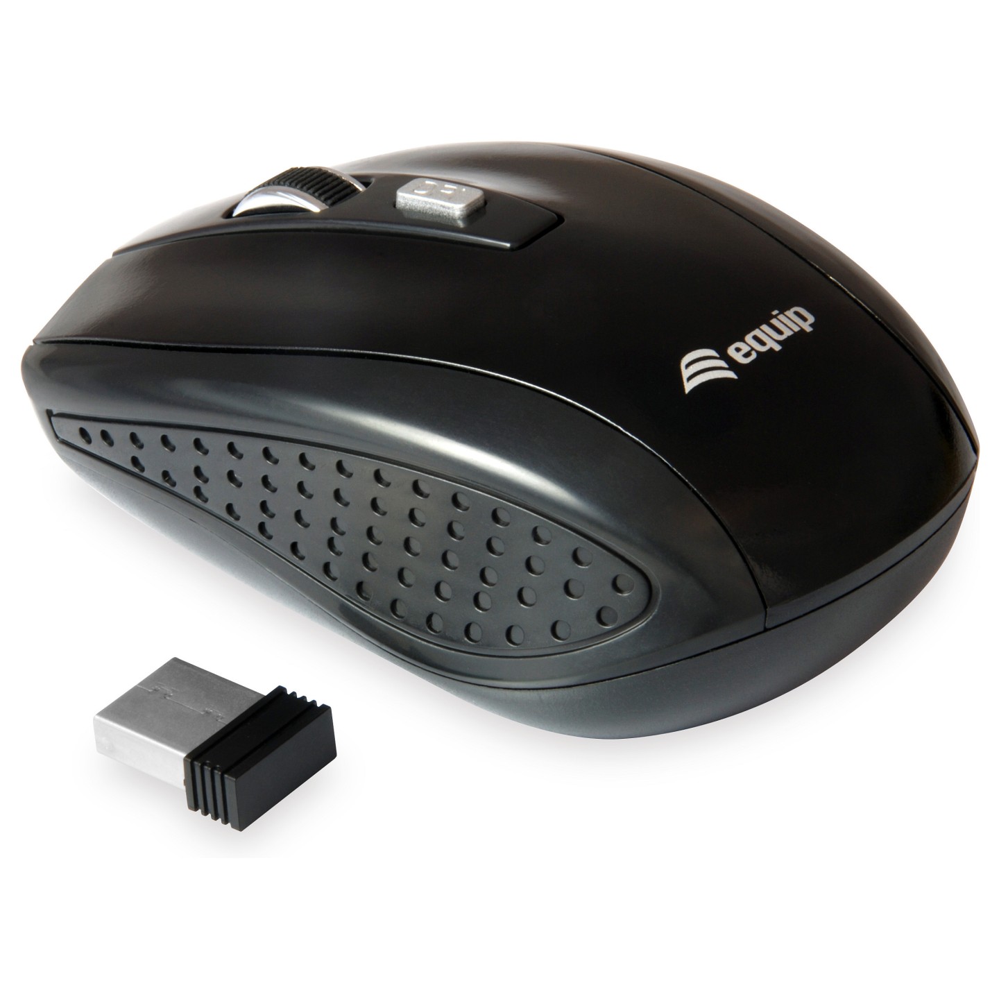 Equip Optische Maus kabellos USB Travel 4 Tasten R+L schwarz — Buy in Cyprus with Fast Delivery