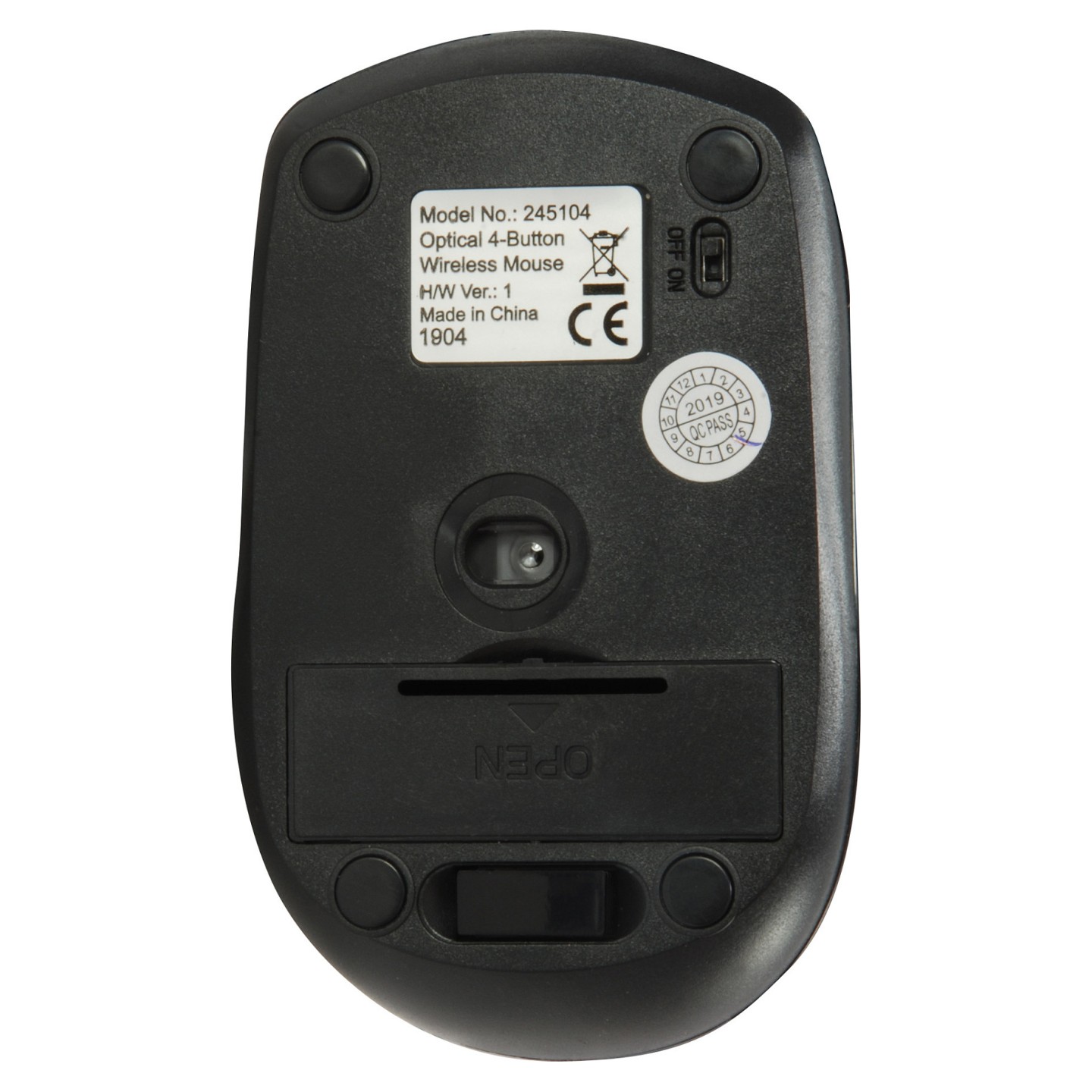 Equip Optische Maus kabellos USB Travel 4 Tasten R+L schwarz — Buy in Cyprus with Fast Delivery