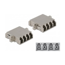 LWL Kupplung LC Quad Buchse zu LC Quad Buchse Singlemode Metall — Buy in Cyprus with Fast Delivery