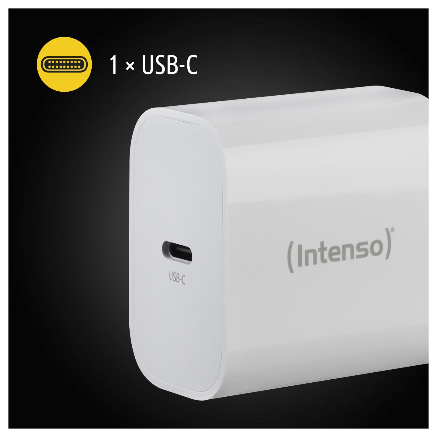 Intenso Power Adapter W20C. Weiß Anschluss: 1x USB-C. Output: max. 20 Watt — Buy in Cyprus with Fast Delivery