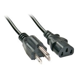 LINDY IEC-Netzkabel US-Netzstecker Kpl 18AWG USA 3 Pin 2m — Buy in Cyprus with Fast Delivery