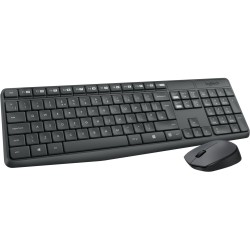 Buy Logitech MK235 Wireless Keyboard and Mouse Combo - Grey - Full-size, 2.4 GHz... in Cyprus, Nicosia, Limassol, Larnaka, Pafos
