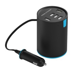 RealPower KFZ-Ladegerät Tube 2400mA 5xUSB — Buy in Cyprus with Fast Delivery