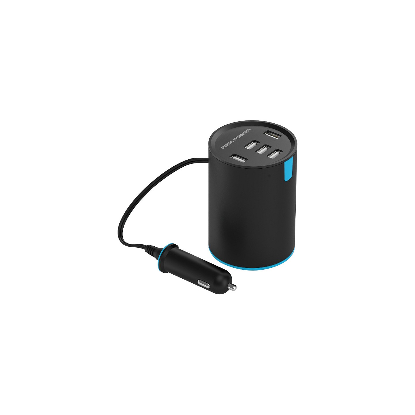 RealPower KFZ-Ladegerät Tube 2400mA 5xUSB — Buy in Cyprus with Fast Delivery