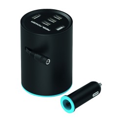 RealPower KFZ-Ladegerät Tube 2400mA 5xUSB — Buy in Cyprus with Fast Delivery