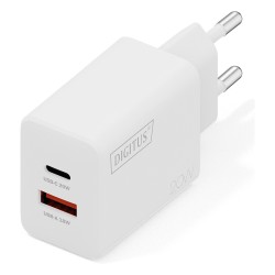 DIGITUS USB Charger 20W. 1x USB-C. 1x USB-A — Buy in Cyprus with Fast Delivery