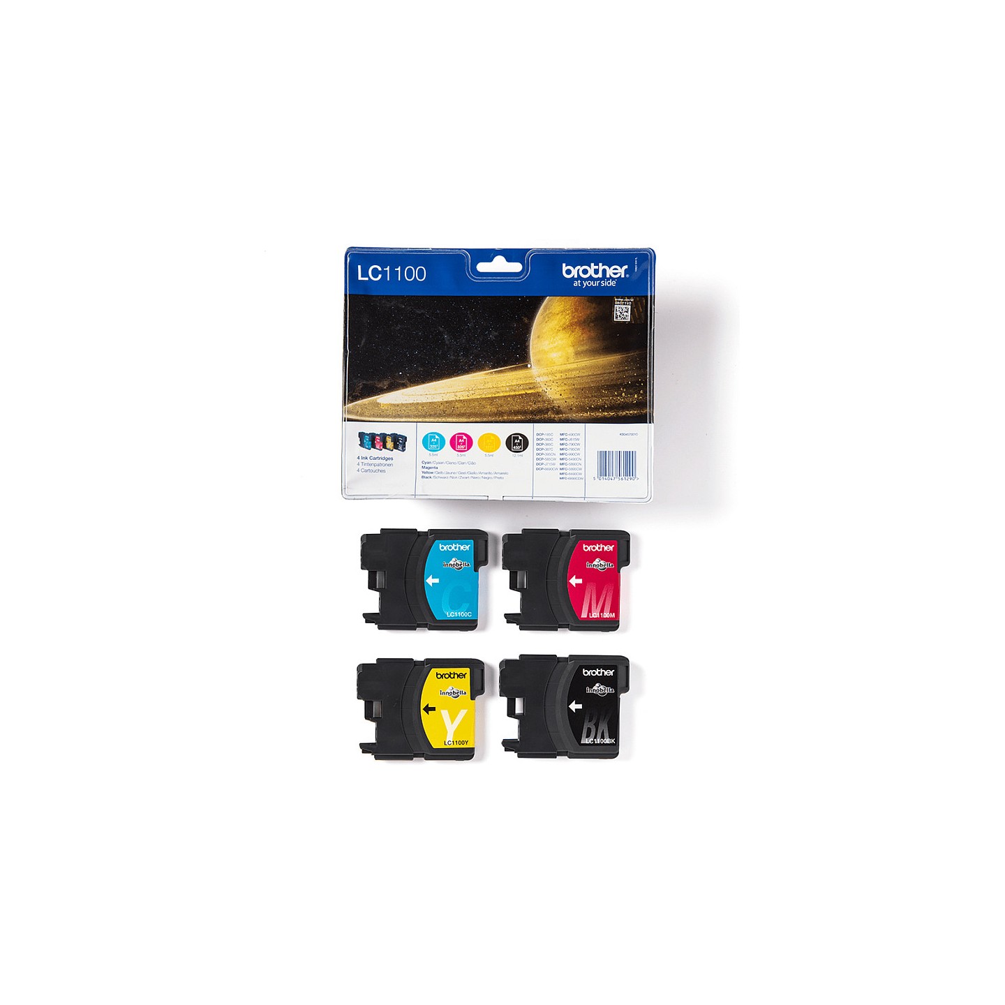 Brother LC-1100 Value Pack BK C M Y — Buy in Cyprus with Fast Delivery