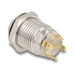 Drucktaster zum Einbau 12 mm 4 x Lötanschluss LED blau — Buy in Cyprus with Fast Delivery