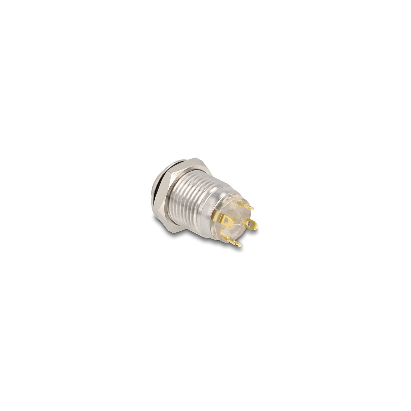 Drucktaster zum Einbau 12 mm 4 x Lötanschluss LED blau — Buy in Cyprus with Fast Delivery