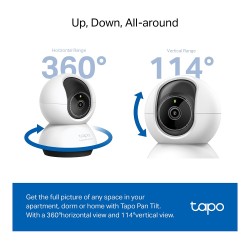 TP-Link Tapo TC72 Pan Tilt AI Home Security Wi-Fi Camera — Buy in Cyprus with Fast Delivery