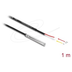 Delock Temperaturfühler-Kabel mit 2 x offene Kabelenden DS18B20 1 m — Buy in Cyprus with Fast Delivery