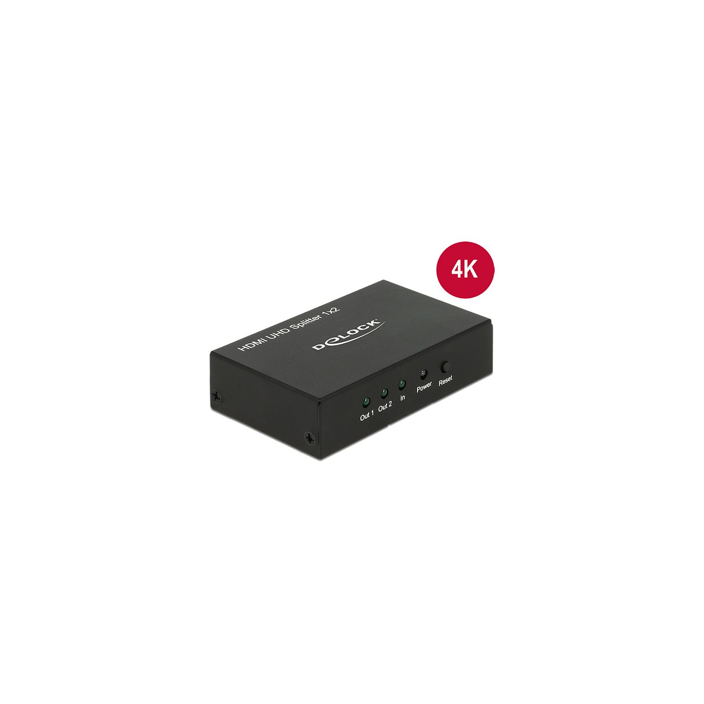 DELOCK Splitter HDMI in to 2 x HDMI out 4K UHD — Buy in Cyprus with Fast Delivery