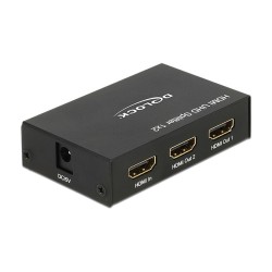 DELOCK Splitter HDMI in to 2 x HDMI out 4K UHD — Buy in Cyprus with Fast Delivery
