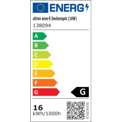 Ultron LED Deckenspot save-E 6'' 16 Watt 4000K. 900lm — Buy in Cyprus with Fast Delivery