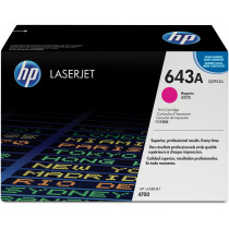 HP 643A Original Colour LaserJet Toner Cartridge - Q5953A - Magenta, Standard Yield 10,000 pages