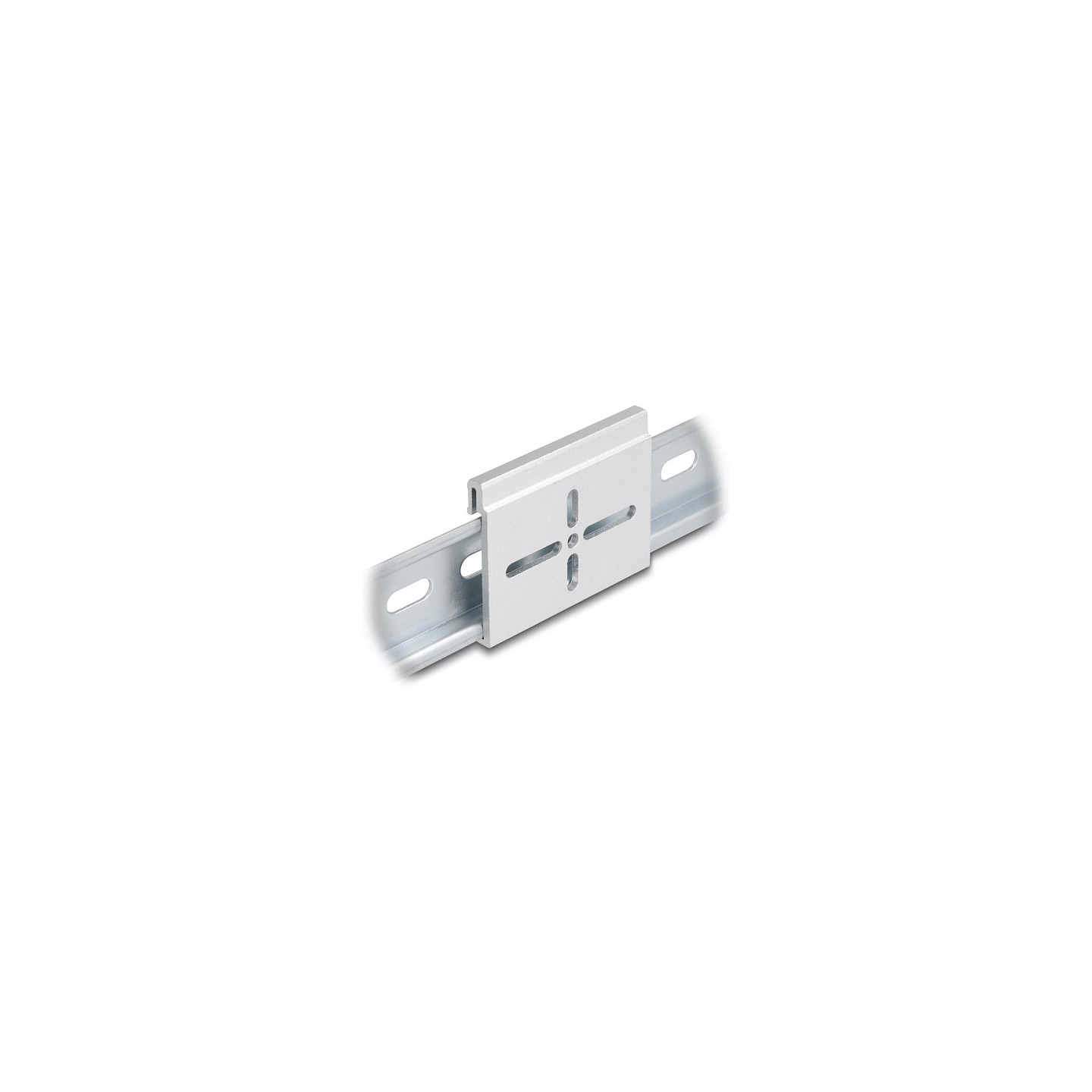 Aluminium Montageclip für Hutschiene 60.0 x 47.8 mm silber — Buy in Cyprus with Fast Delivery