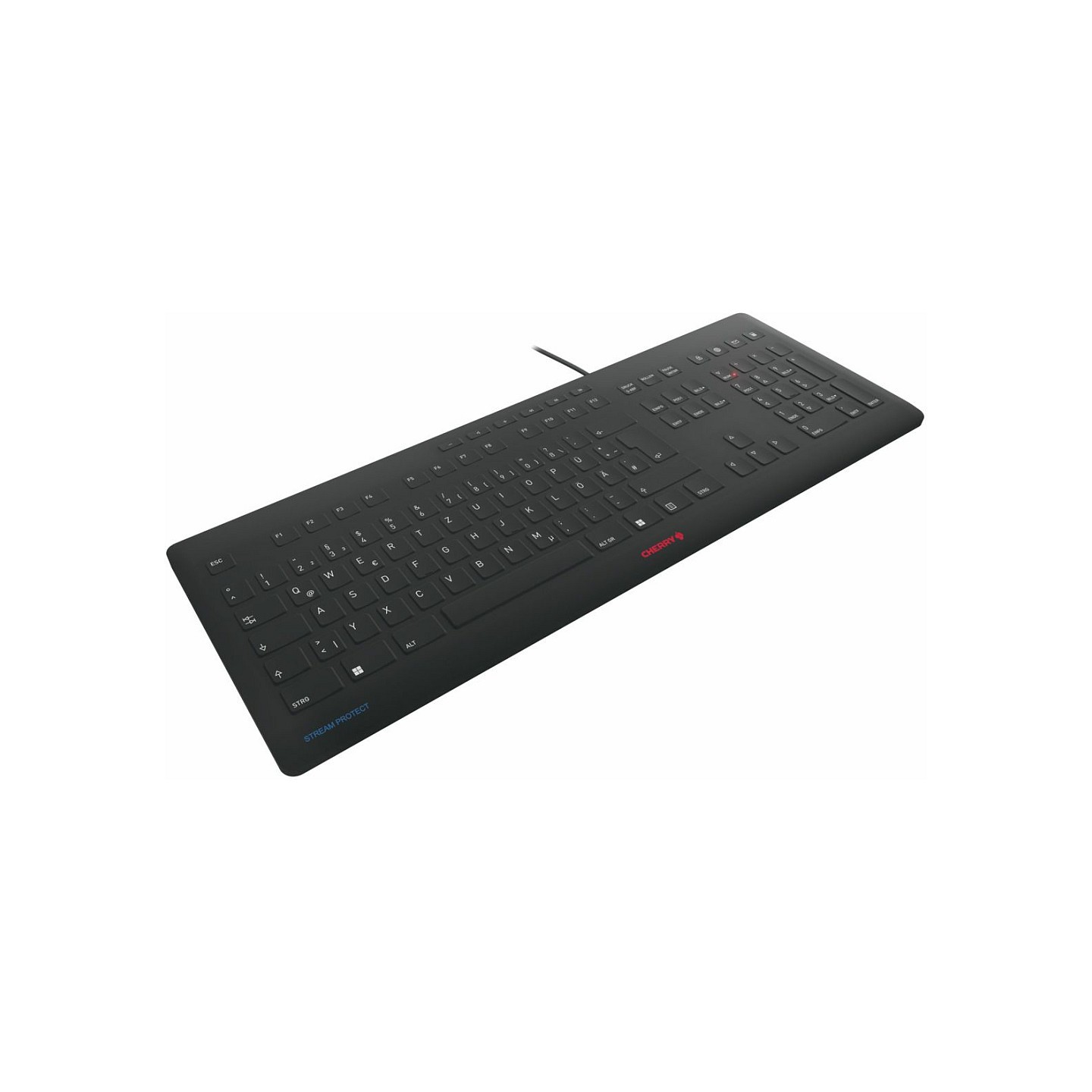 CHERRY STREAM PROTECT KEYBOARD Corded FR-Layout schwarz — Buy in Cyprus with Fast Delivery