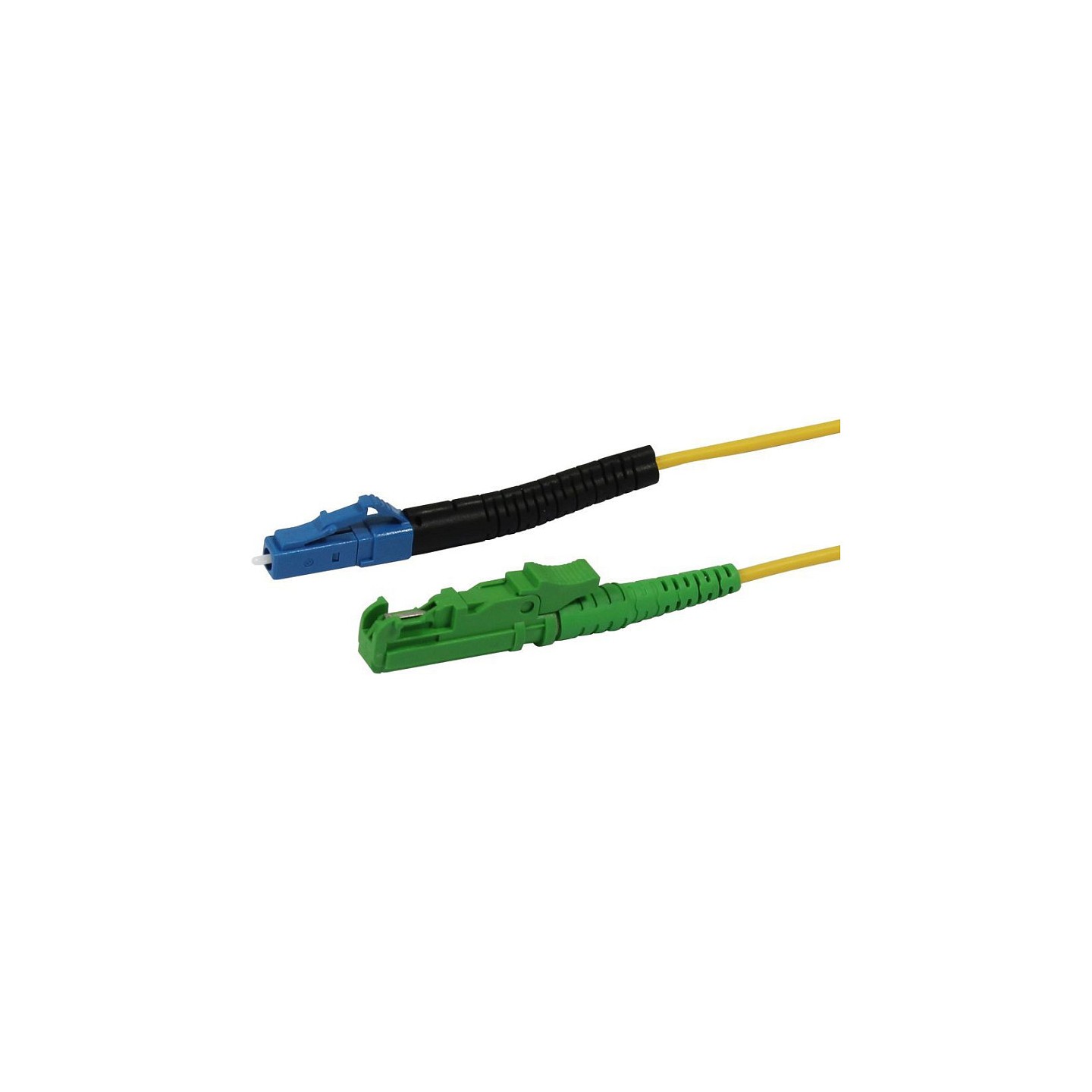 Synergy21 LWL-1-Faser-Patchk. 2.5mtr.LC-LSH(E2000APC). 9 125u. OS2. G657A2. AD2mm. LC hat flexible Knickschutztülle