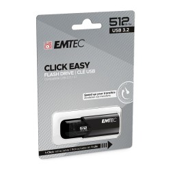 STICK Emtec USB3.2 Click Easy B110 512GB Black — Buy in Cyprus with Fast Delivery