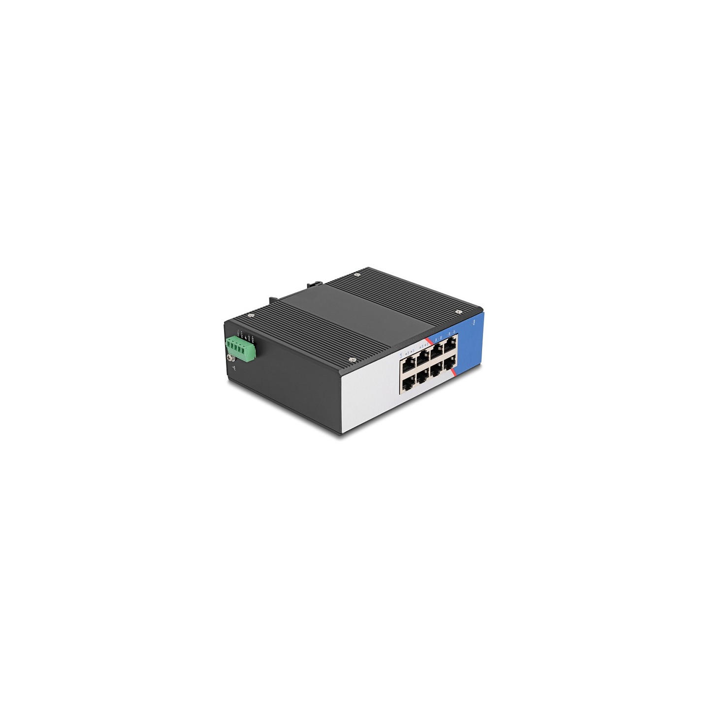 Industrie Gigabit Ethernet Switch 8 Port RJ45 für Hutschiene — Buy in Cyprus with Fast Delivery