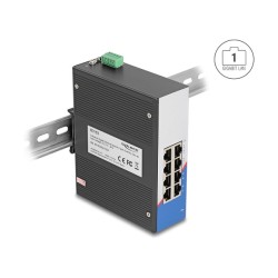 Industrie Gigabit Ethernet Switch 8 Port RJ45 für Hutschiene — Buy in Cyprus with Fast Delivery