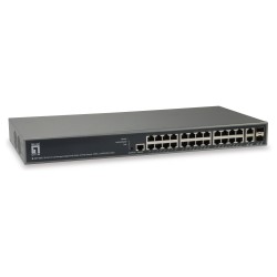 Switch 26x GE GEP-2682 2xGSFP 19' 370W 24xPoE — Buy in Cyprus with Fast Delivery