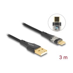 DELOCK USB 2.0 Kabel Typ-A St. zu USB Type-C St. 60 W 3 m — Buy in Cyprus with Fast Delivery