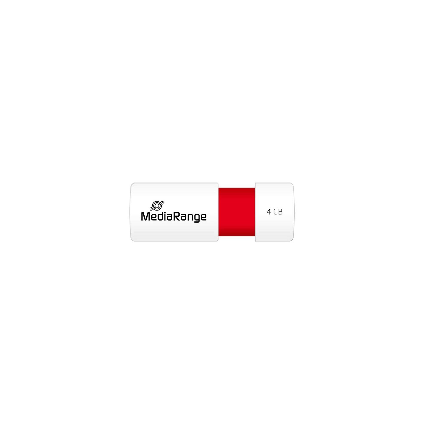 STICK MediaRange USB-Stick 4GB USB 2.0 Slider red — Buy in Cyprus with Fast Delivery