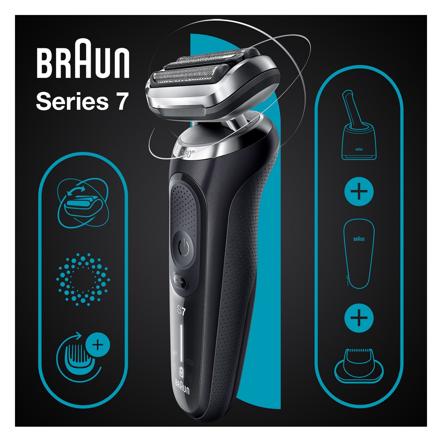 Braun Bartschneider Series 7 71-N7200cc — Buy in Cyprus with Fast Delivery