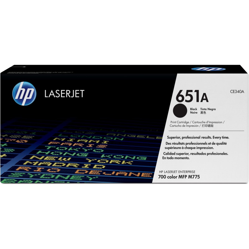 Buy HP 651A Original Black Toner Cartridge - CE340A - Standard Yield 13,500 Page... in Cyprus, Nicosia, Limassol, Larnaka, Pafos