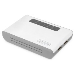 DIGITUS 2-Port USB2.0 Wireless Multif. Netw.Server.300Mbps — Buy in Cyprus with Fast Delivery