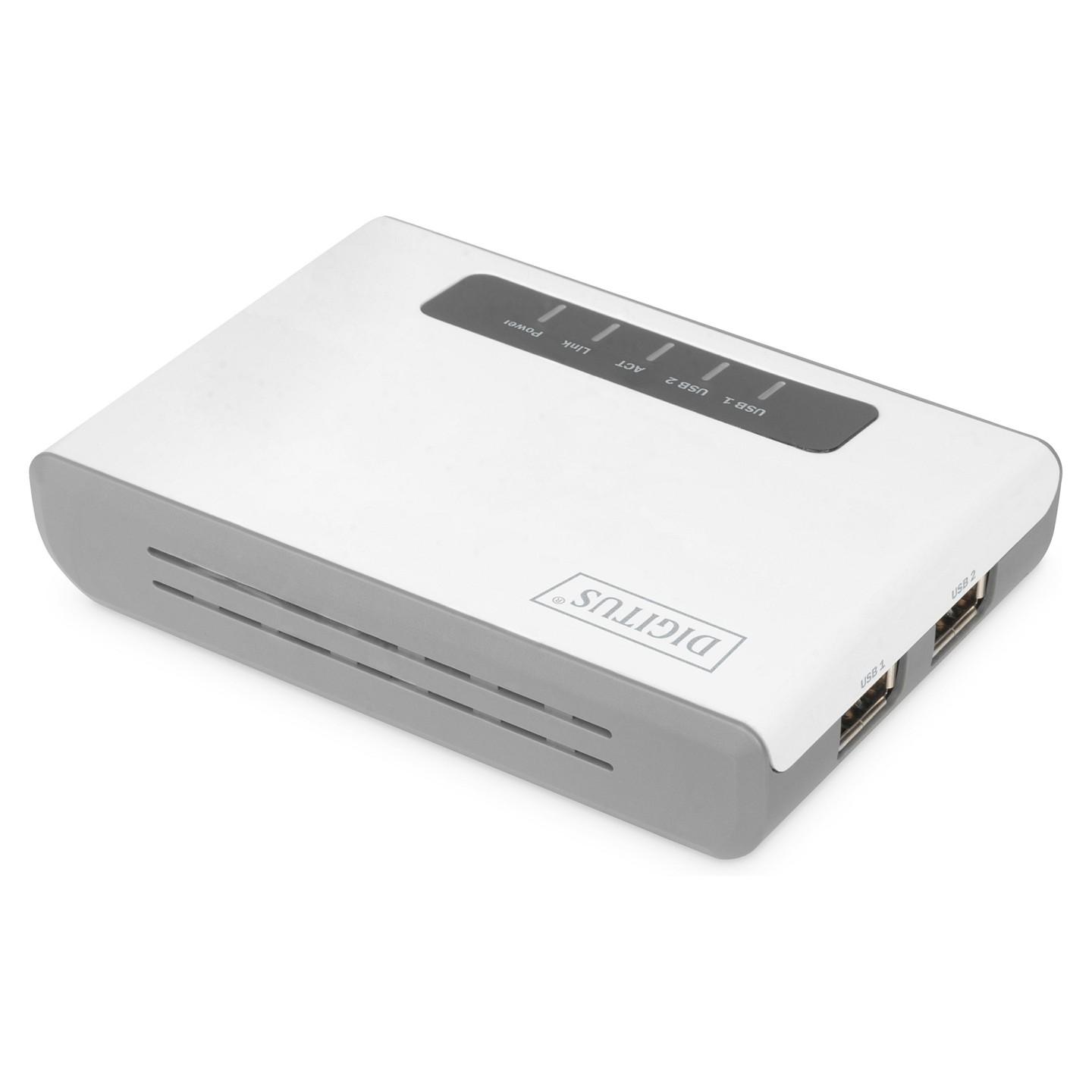 DIGITUS 2-Port USB2.0 Wireless Multif. Netw.Server.300Mbps — Buy in Cyprus with Fast Delivery