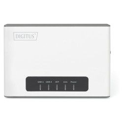 DIGITUS 2-Port USB2.0 Wireless Multif. Netw.Server.300Mbps — Buy in Cyprus with Fast Delivery