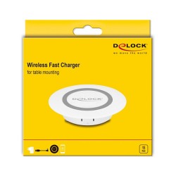 Wireless Charger 15 W für Tischeinbau weiß — Buy in Cyprus with Fast Delivery