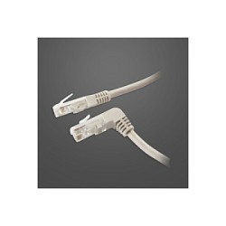 Synergy21 Patchkabel RJ45. CAT5e 100Mhz. 5m grau. UTP(U UTP). 1xgewinkelt — Buy in Cyprus with Fast Delivery