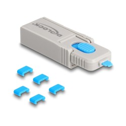 USB Type-CTM Port Blocker Set für USB Type-CTM Buchsen 5 Stück + Verschlusswerkzeug — Buy in Cyprus with Fast Delivery