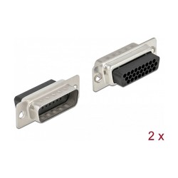 D-Sub HD 26 Pin Crimp Stecker. Metall. 2 Stück — Buy in Cyprus with Fast Delivery
