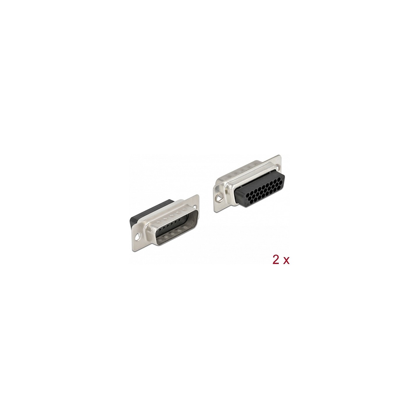 D-Sub HD 26 Pin Crimp Stecker. Metall. 2 Stück — Buy in Cyprus with Fast Delivery