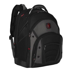 WENGER Synergy Notebook Rucksack fuer 35.8 bis 39.6cm 14.1 bis 15.6Zoll Tablet. Laptop schwarz grau