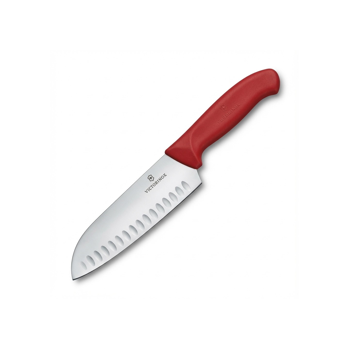 V-6.85 21.17B Swiss Classic Santokumesser. 17cm. rot — Buy in Cyprus with Fast Delivery