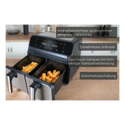 Unold 58685 Heissluftfritteuse Doppelkammer TWIN ZONE — Buy in Cyprus with Fast Delivery