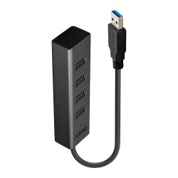 LINDY USB 3.0 Hub 4 Port ohne Netzteil — Buy in Cyprus with Fast Delivery