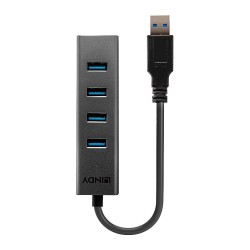 LINDY USB 3.0 Hub 4 Port ohne Netzteil — Buy in Cyprus with Fast Delivery