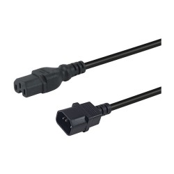 Equip Stromkabel C14 - to C15 St Bu schwarz 1.80m — Buy in Cyprus with Fast Delivery
