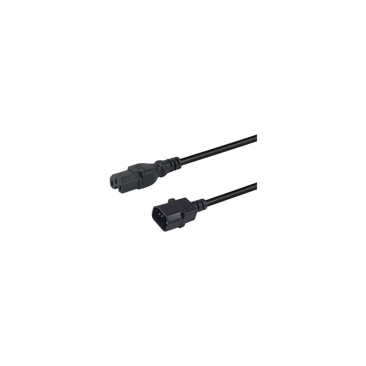 Equip Stromkabel C14 - to C15 St Bu schwarz 1.80m — Buy in Cyprus with Fast Delivery
