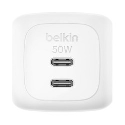 Belkin Ladegert Dual USB-C 50W PD PPS+1m Kabel WCH019kq1MWH-B6 — Buy in Cyprus with Fast Delivery