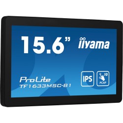 Buy iiyama ProLite TF1633MSC-B1 - 15.6" IPS PCAP Touch Monitor, Full HD, HDMI+DP... in Cyprus, Nicosia, Limassol, Larnaka, Pafos