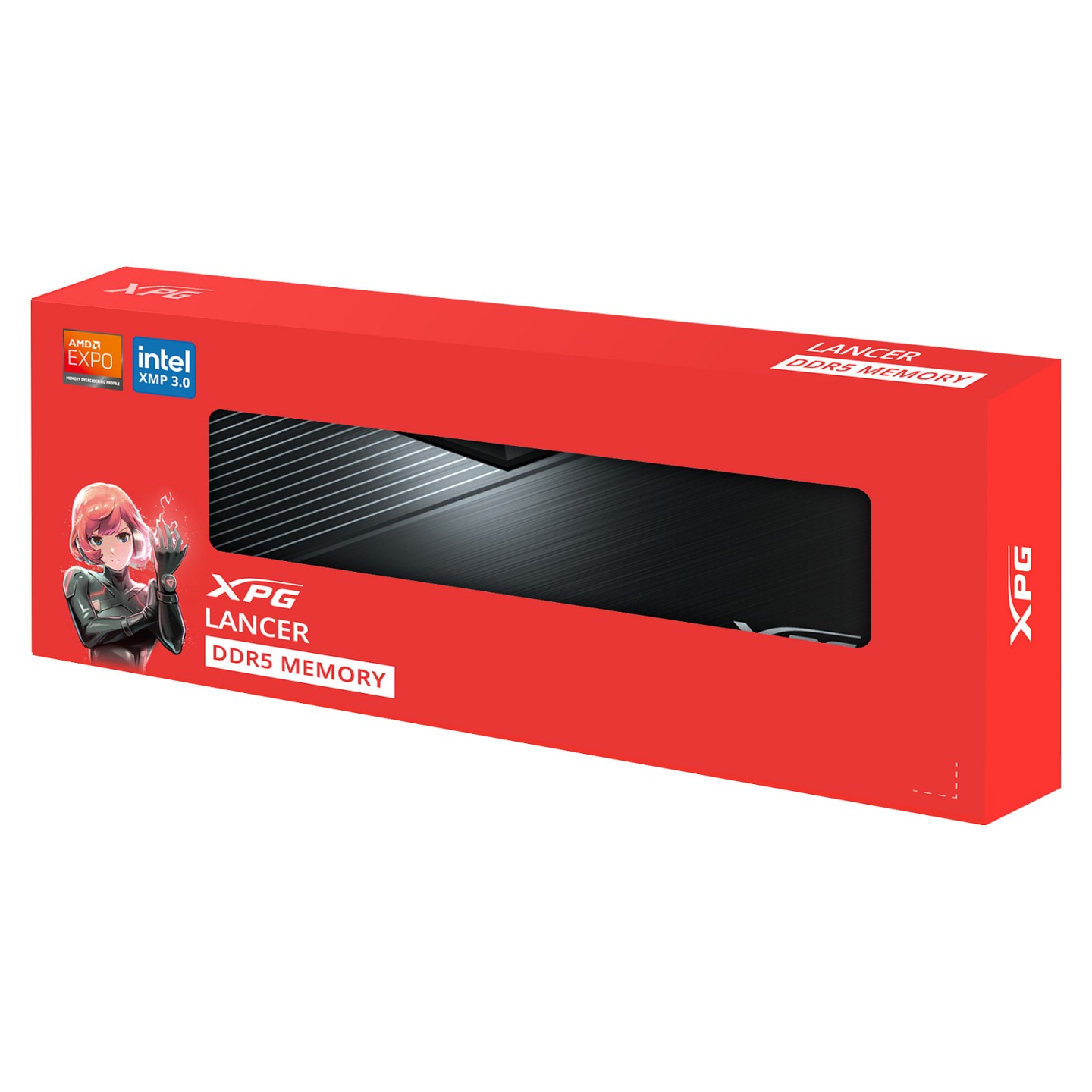 16GB ADATA DIMM 6000 (1x 16 GB) (schwarz. AX5U6000C4816G-SLABBK. XPG Lancer Blade. INTEL XMP. AMD EXPO)